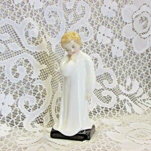 Vintage Royal Doulton Figurine "Darling" Retired 5 1/4" Boy Child Cottagecore